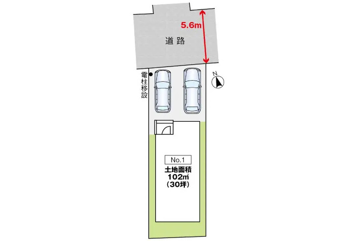 佐伯区八幡3丁目　№37352の区画図
