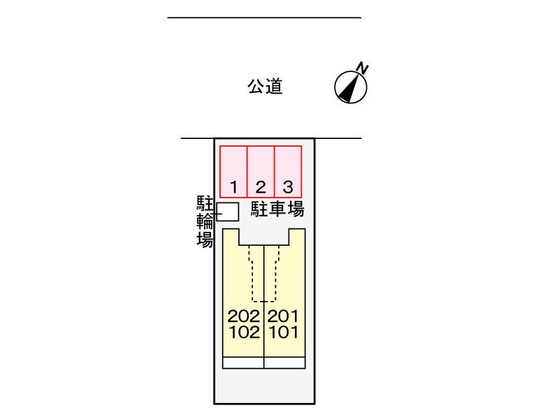 フォルシュの駐車場