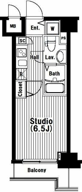 ガラ・ステージ大崎の間取り|間取りです。