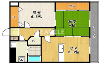 【間取り】 | コスモスフローラ醍醐