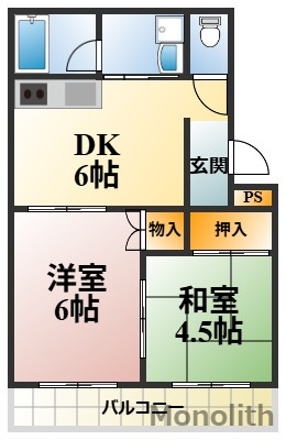コンフォール東山の間取り