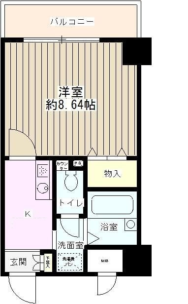 グロリア大洋の間取り|間取りです。