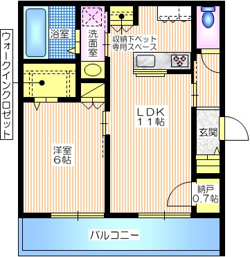 コモド湘南の間取り