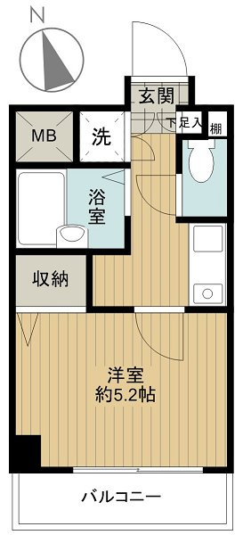 新品家具付きマンション南蒲田19(KaGood東京)の間取り|※間取りと異なる場合は現状を優先します。