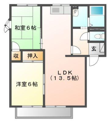 フレグランスみしまの間取り