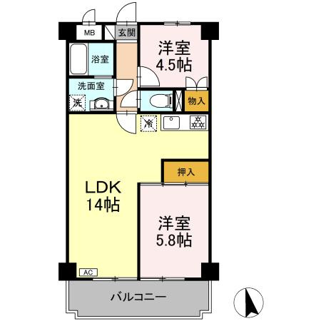 サニーハイライズの間取り