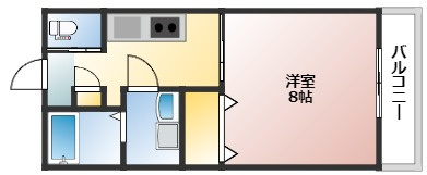 ピーエス庚午北の間取り