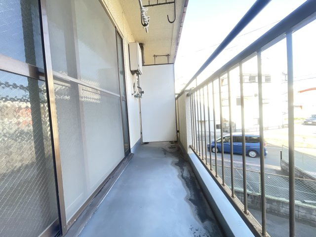 寝屋川市大成町の賃貸マンションのバルコニー