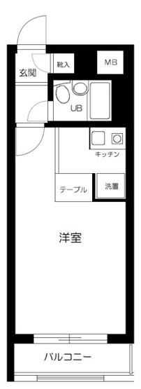 【間取り】 | ハイネス都立家政