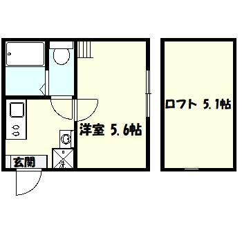 アザーレ・ターコイズ読売ランド前の間取り