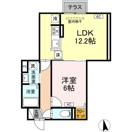 セレスティア小金井中町の間取り
