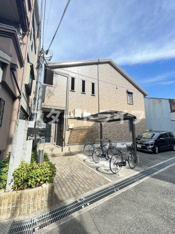 大阪市淀川区木川西１丁目のアパートの外観