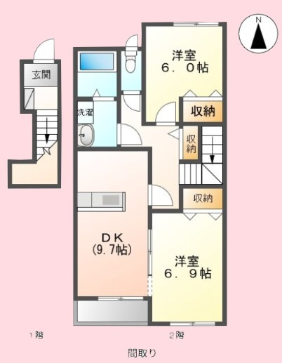 グローリアの間取り