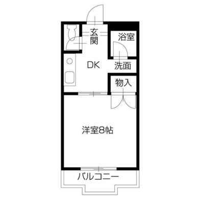 コーポヨネダの間取り
