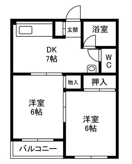 COCOTOビル前田の間取り
