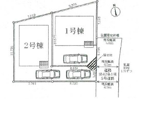 平塚市横内第27　新築戸建　全2棟2号棟の区画図