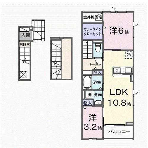 サンパティーク大脇　　刈谷市の賃貸ならクラスホーム刈谷店の間取り