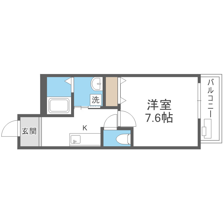 フジパレス俊徳道ＷＥＳＴの間取り