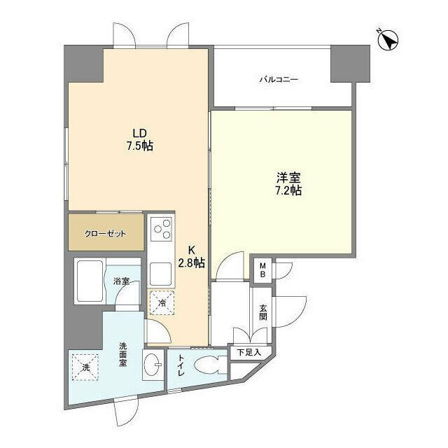 ププレＭＩＹＡ八丁堀の間取り