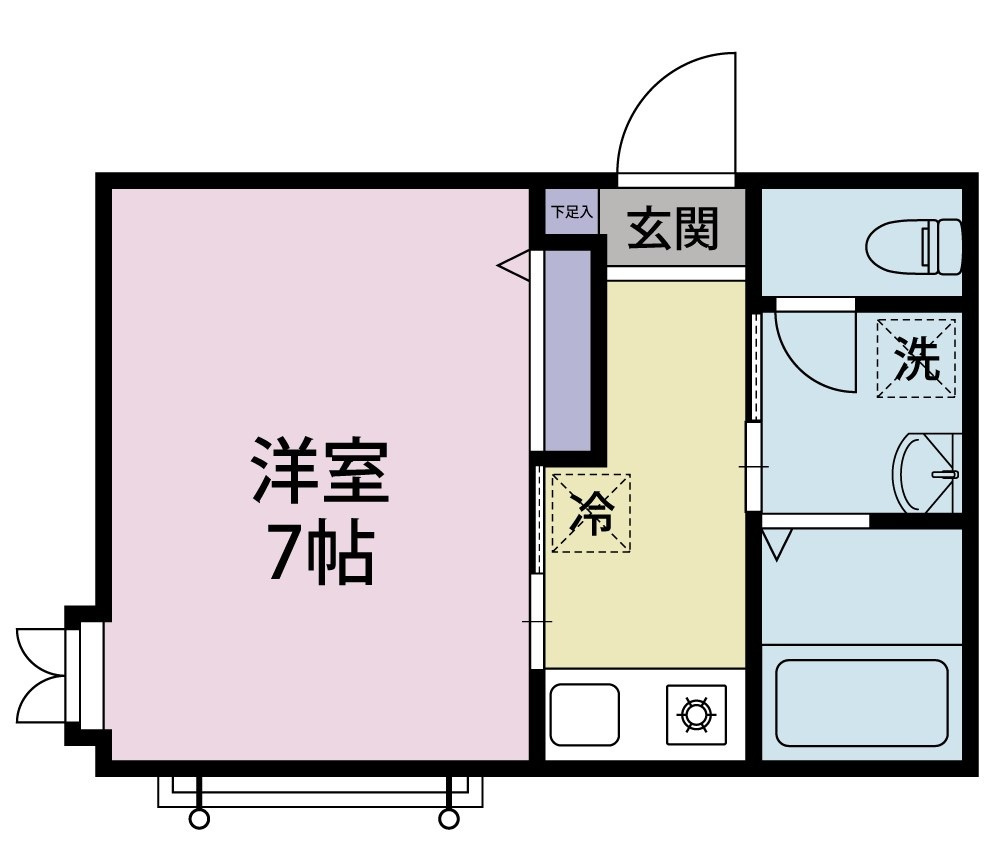 コンフォール の間取り|間取りです。