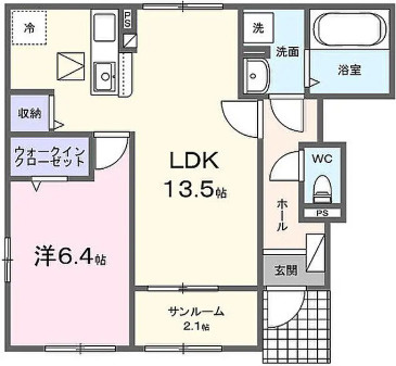 宮崎県宮崎市京塚町　二棟一括の間取り