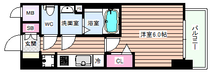 【間取り】 | グランカリテ大阪城EAST