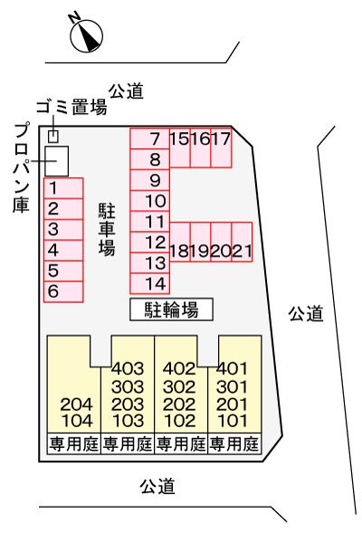 ヴィラオオワキ　　刈谷市の賃貸ならクラスホーム刈谷店の駐車場