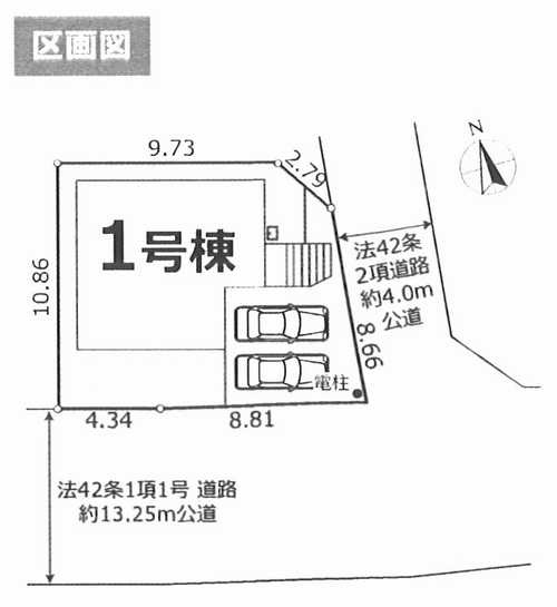 茅ヶ崎市赤羽根11期　新築戸建全1棟の区画図