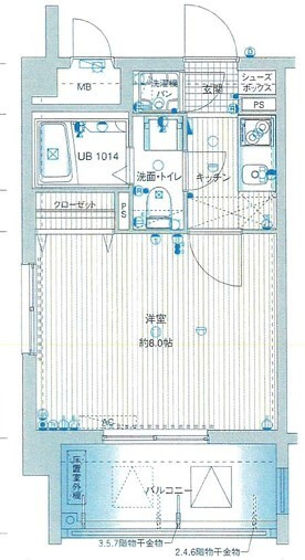 福岡市中央区港３丁目の賃貸マンション