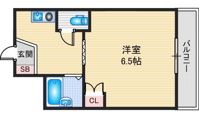 レガーロハイム5番館の間取り