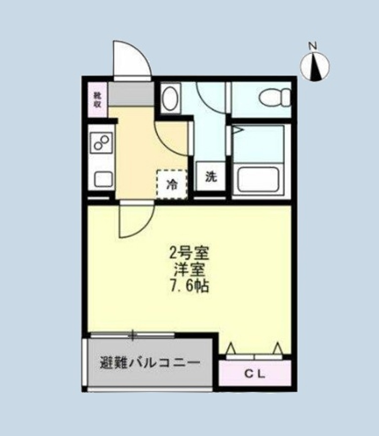 ベイルームリサータ相模原※初期費用分割後払いサービス利用可能物件の間取り