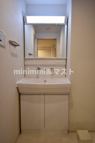 ハイデンス梅ヶ枝の洗面所