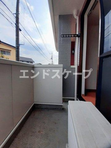 ソレアードＢのバルコニー|高崎、前橋のお部屋探しはエンドスケープまで！お客様の理想お聞かせ下さい♪