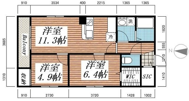 ＩＳＬＡ綱町の間取り
