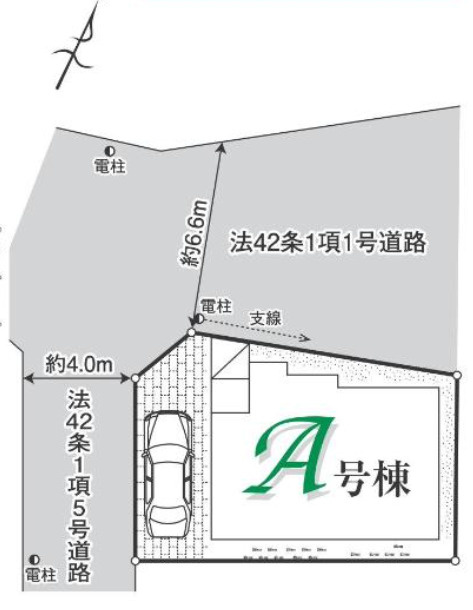 【仲介手数料無料】所沢市林３期全１棟　所沢市の不動産なら西武ハウジングの区画図