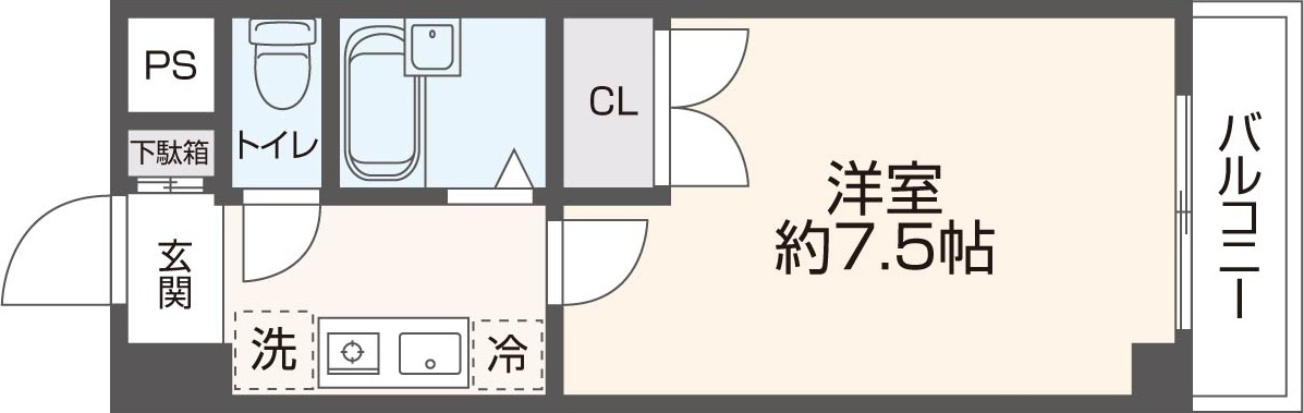 パレイースト小阪の間取り