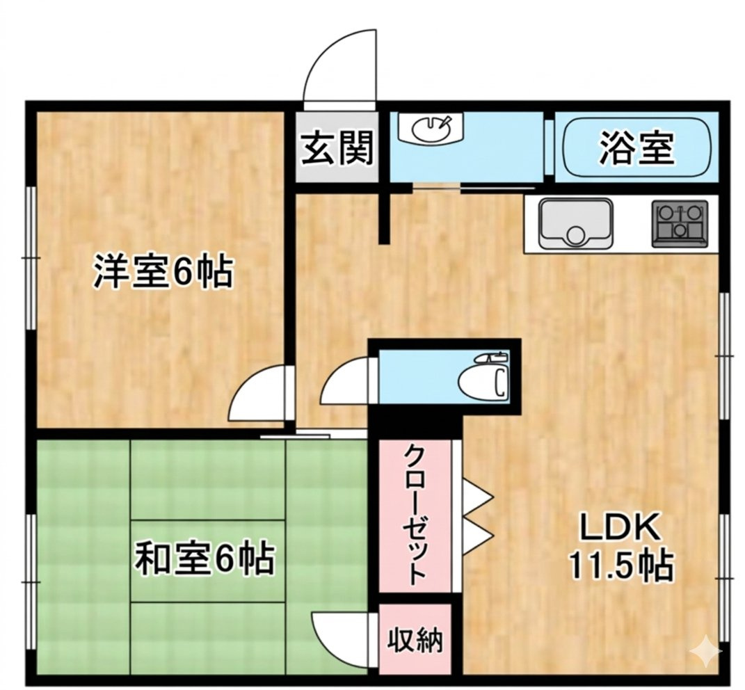 ロジュマンKの間取り