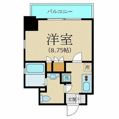 プラーズタワー東新宿ビルの間取り