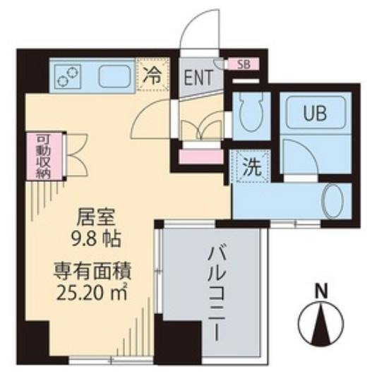 ビイルーム高円寺の間取り