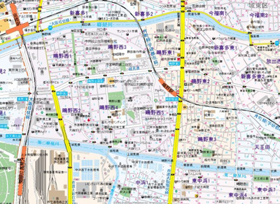 【地図】 | レオンコンフォート京橋EAST