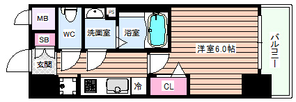 【間取り】 | レオンコンフォート京橋EAST