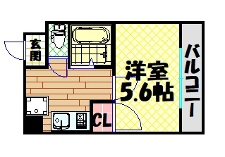 【間取り】 | ルミエール西長堀