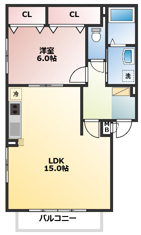 CASA KITANAGOYAの間取り