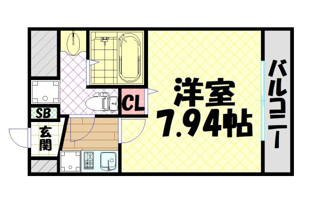【間取り】 | セレニテ難波西