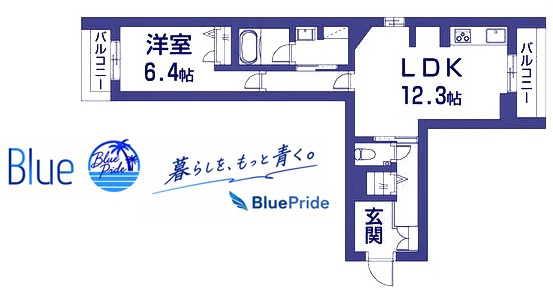 【間取り】 | ルナマーレ鎌倉