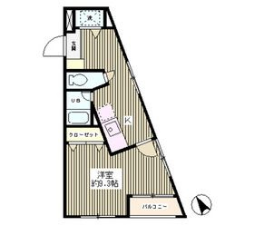 ラルゴ西早稲田の間取り