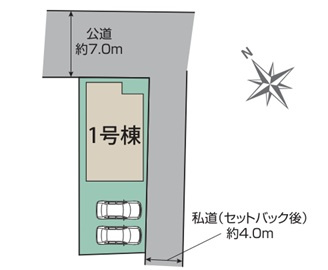 千葉市中央区松ケ丘町　新築分譲住宅１号棟