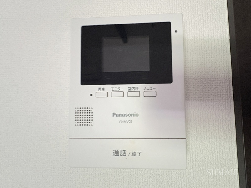 プティアパルトマン北のセキュリティ|モニター付インターホン完備です☆