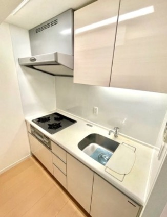 新宿区荒木町の賃貸マンションのキッチン