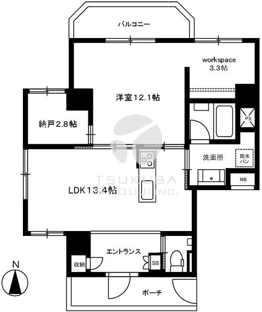 モンテヴェルデ神楽坂弐番館の間取り